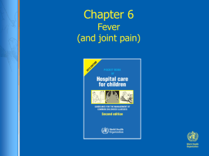 Chapter 6 Fever and joint pains