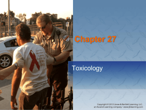 Chapter 26: Toxicology - Jones & Bartlett Learning