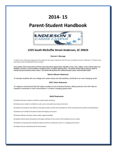 AVCC Student and Parent Handbook