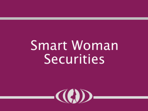 Slide 1 - Smart Woman Securities