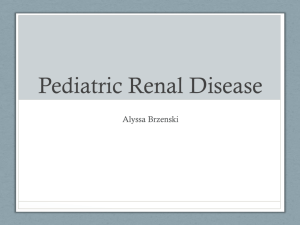 Pediatric Renal Disease - UC San Diego Health Sciences