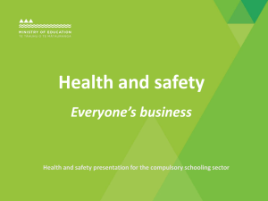 the Health and Safety at Work Act