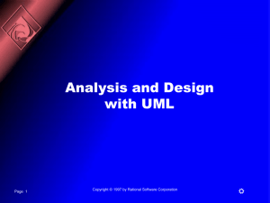 Visual Modeling and the UML