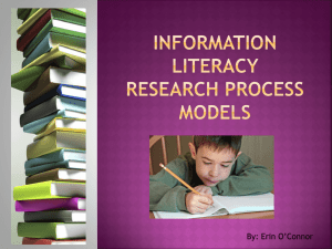 Information Literacy research Process Models