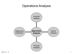 Operations Analysis