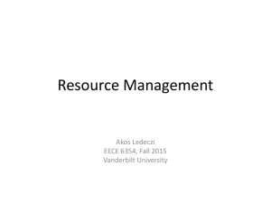 Resource Management - Vanderbilt University
