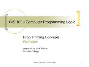 CIS_103_Programming_Concepts_Overview