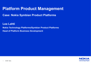 Nokia Technology Platforms