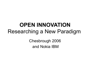 open innovation