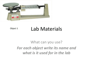 Lab Materials