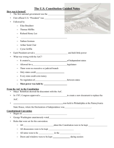 Constitution Guided Notes