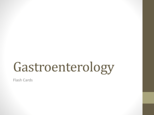 Gastroenterology3 - Pharmacy Clinical References