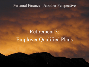 Employer Qualified Plans