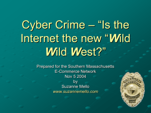 Cyber Crime - University of Massachusetts Dartmouth