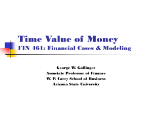 Online's Onsite Session FIN 502: Managerial Finance
