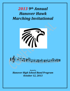Hanover High Band Program - Hanover High School Bands