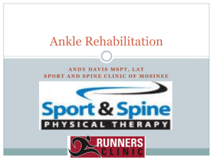Ankle Rehabilitation