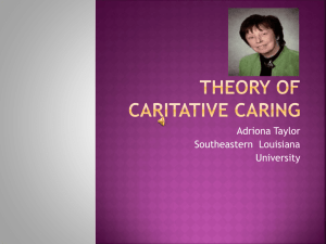 Theory of caritative caring