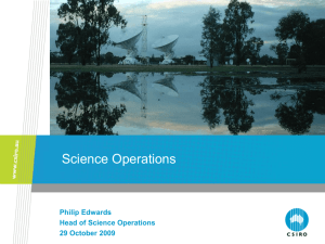 Science Operations