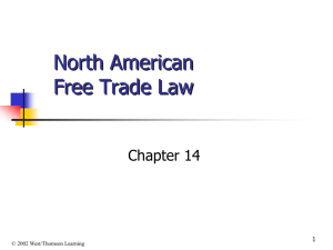 North American Free Trade Agreement