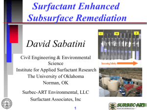 Characterization, Surfactants, and Other - CLU-IN