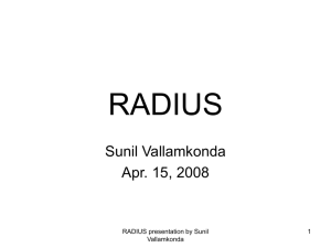 Radius Preso - OpenLoop.com