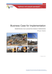 Detailed business case template