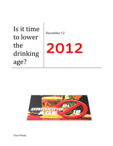 Is it time to lower the drinking age?