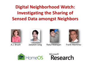Digital Neighborhood Watch: Investigating the