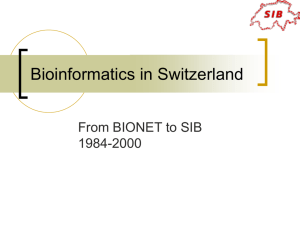 Bioinformatics in Switzerland
