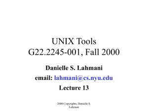 UNIX INTERNALS