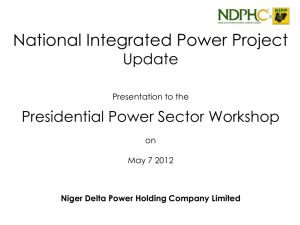 NDPHC Presentation