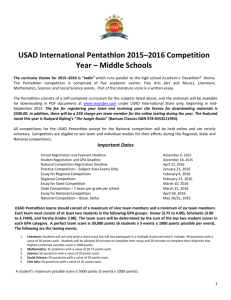 USAD is looking at creating an official International Academic