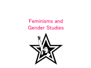 Feminisms and Gender Studies