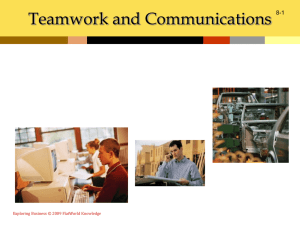 Teamwork and Communications