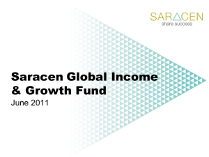 Slide 1 - Saracen – Independent Investment Fund Management