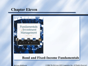 Chapter Eleven Bond and Fixed