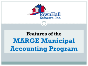 marge municipal accounting