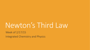 newton's third law