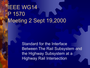 IEEE WG14 - IEEE Standards Working Group Areas