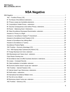 NSA Negative