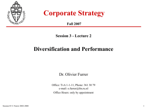 Corporate Strategy Session 3