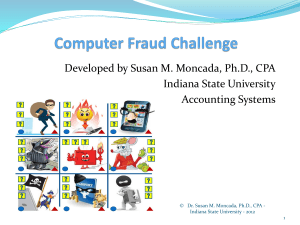 Computer Fraud Challenge