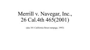 Merrill v. Navegar, Inc., 26 Cal.4th 465(2001)