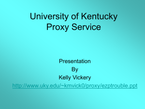 U. K. EZProxy Server (powerpoint)