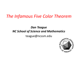 Five Color Theorem ( NCSSM)