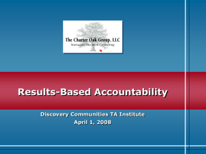 Results Based Accountability Presentation