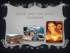 ANNA AND THE KING CLASHES