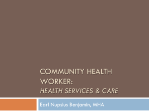 Community Health Centers - Coastal Resource and Resiliency Center