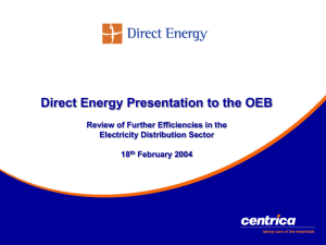 Direct Energy - Ontario Energy Board